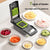 1Pc Green Black 12 in 1 Multifunctional Vegetable Slicer
