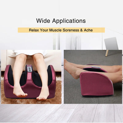 Electric Foot Massager Heating Therapy Hot Compression