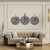 3 Pieces Ayatul Kursi Falaq and Nas Islamic Wall Art Black 60 80 cm