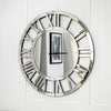Roman Circle 3D Wall Clock / Black / Golden / Silver / 60 x 60 CM