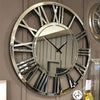 Roman Circle 3D Wall Clock / Black / Golden / Silver / 60 x 60 CM