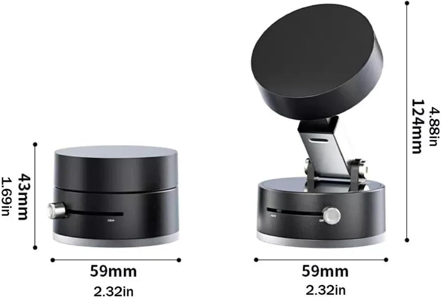 Foldable Vacuum Magnetic Car Phone Holder