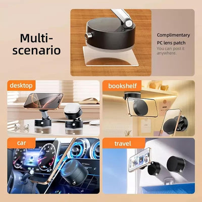Foldable Vacuum Magnetic Car Phone Holder